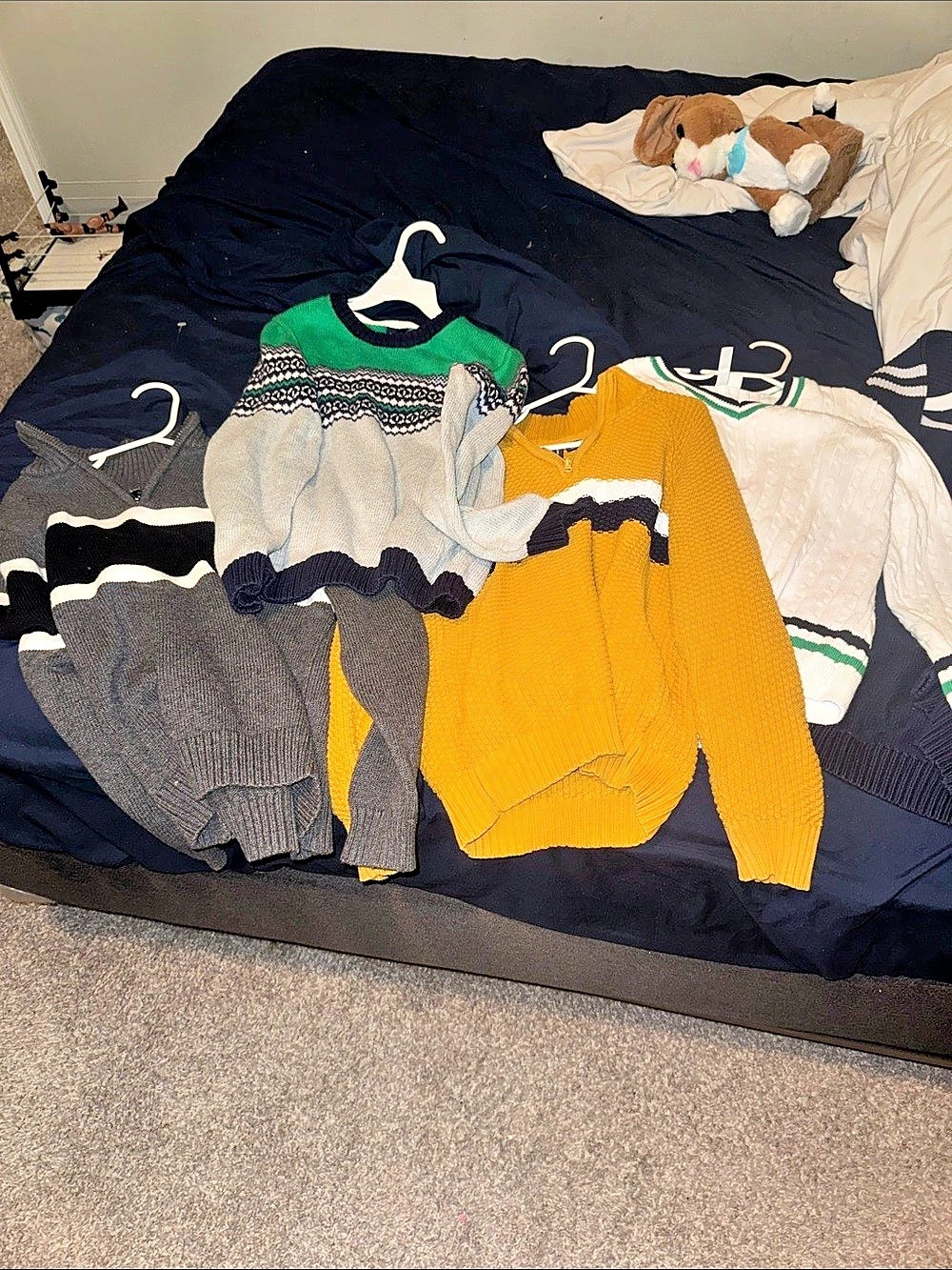 7 Kids Sweater Bundle Yellow & Gray